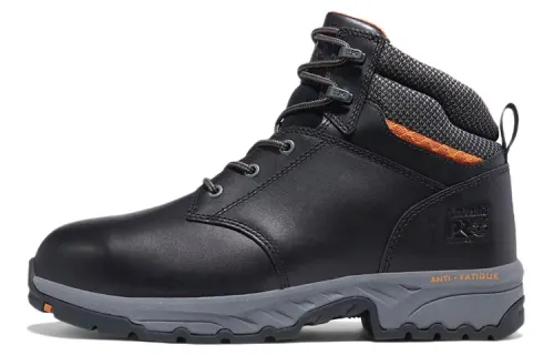 Timberland Leather Abrasion Resistant Crew Outdoor Boots Men's Black