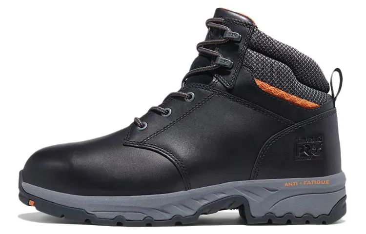 Timberland Leather Abrasion Resistant Crew Outdoor Boots Men's Black