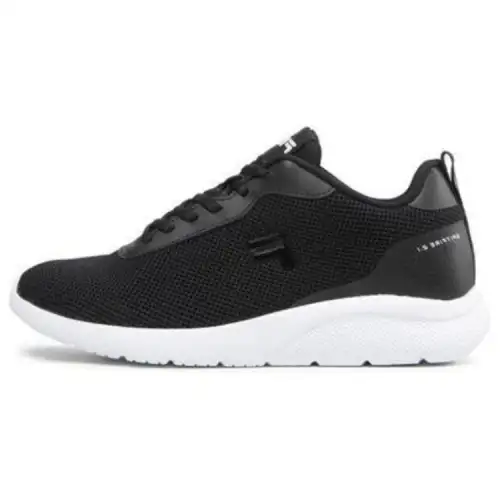 FILA Cushioning, Wear Resistant Low top Running Shoes Men's Black White