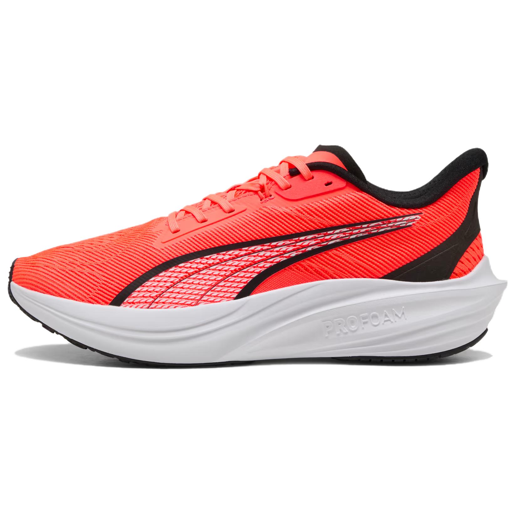 PUMA Darter Pro Slip Resistant Abrasion Resistant Low top Casual Running Shoes Men's Red Black