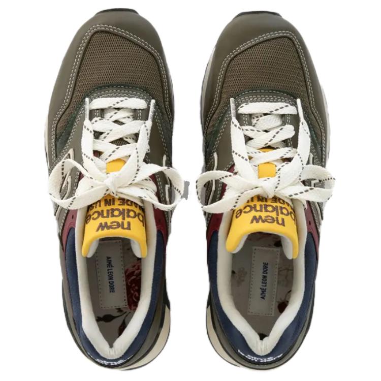 997 Aimé Leon Dore x 997 New Balance Made in Usa ‘Dark Moss Angora’