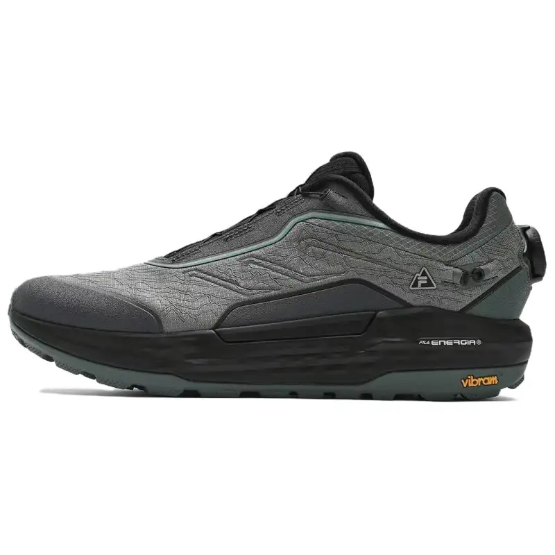 FILA BOA EXPLORER 2 Low top Trail Running Shoes Men's Gray Green