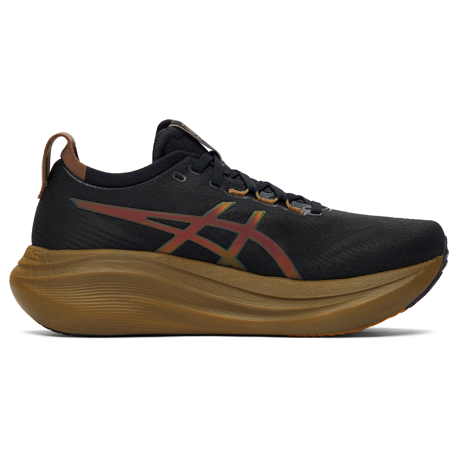 ASICS Fabric Low top Marathon Long Distance Running Shoes Unisex Black