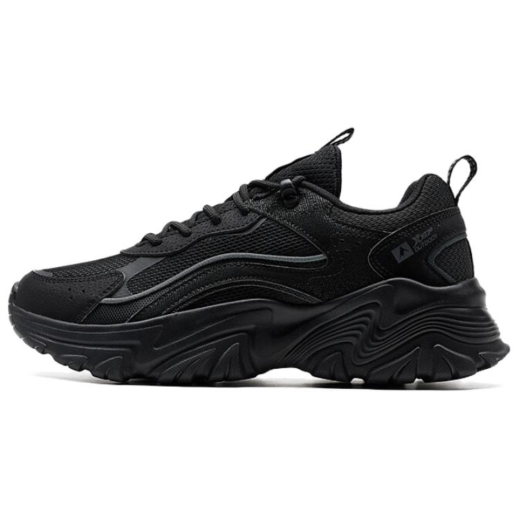 XTEP Slip Resistant Abrasion Resistant Cushioning Low top Outdoor Shoes Women’s Black