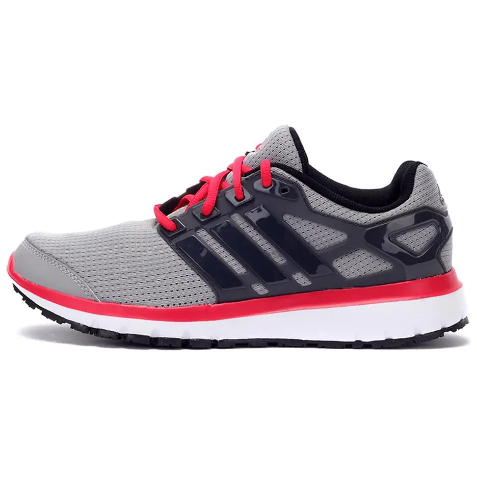 Adidas Energy Cloud Slip Resistant Abrasion Resistant Low top Running Shoes Men's Gray Black Red