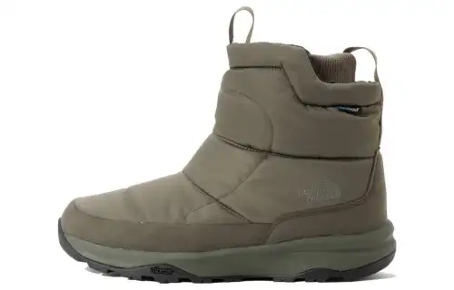 THE NORTH FACE Nuptse Abrasion Resistant Short Outdoor Boots Men's Gray