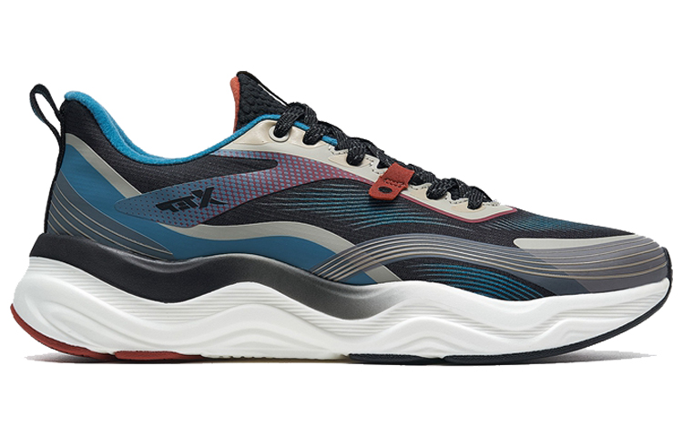 XTEP Comfortable Textile, Synthetic Leather Cushioning Slip Resistant Abrasion Resistant Rebound Low top Running Shoes