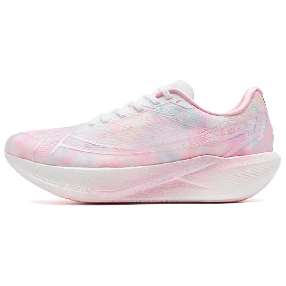 XTEP 260X 2.0 Cushioning Slip Resistant Low top Carbon Plate Marathon Training Race Running Shoes Women’s Pink Purple