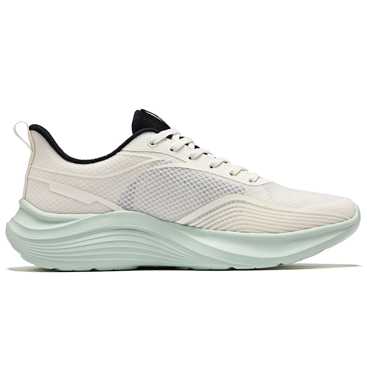 Erke Cushioning Lightweight Rebound Low top Casual Running Shoes Men’s Microcrystal White