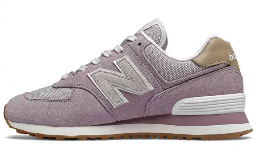 New Balance NB 574 Vintage Suede Breathable, Lightweight, And Abrasion Resistant Low top Casual Running Shoes Women's