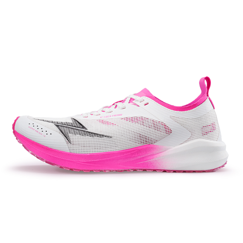 VICTORY LIGHT Low top Full Length Spatula Carbon Plate, Racing Training Running Shoes Unisex Sweetheart Rose