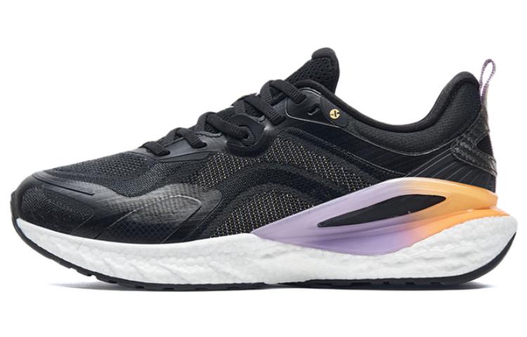 XTEP Comfortable Textile, Synthetic Leather Cushioning Slip Resistant Abrasion Resistant Low top Running Shoes Women’s
