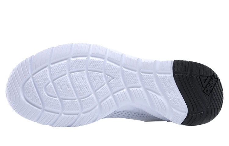 PEAK Comfortable Abrasion Resistant Low top Running Shoes Men’s White