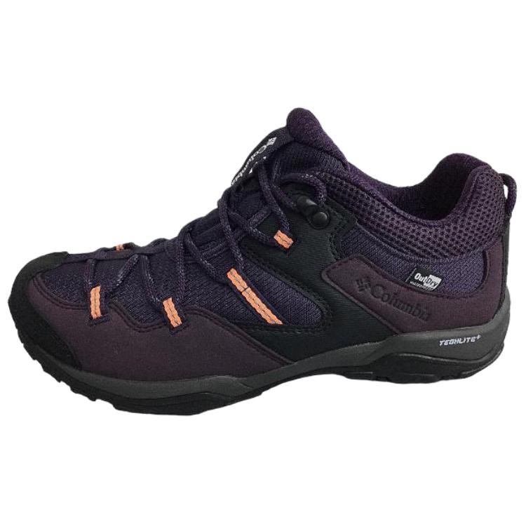 Columbia SABRE V LO OUTDRY WIDE Comfortable Cushioning Slip Resistant Low top Outdoor Shoes Women's Purple