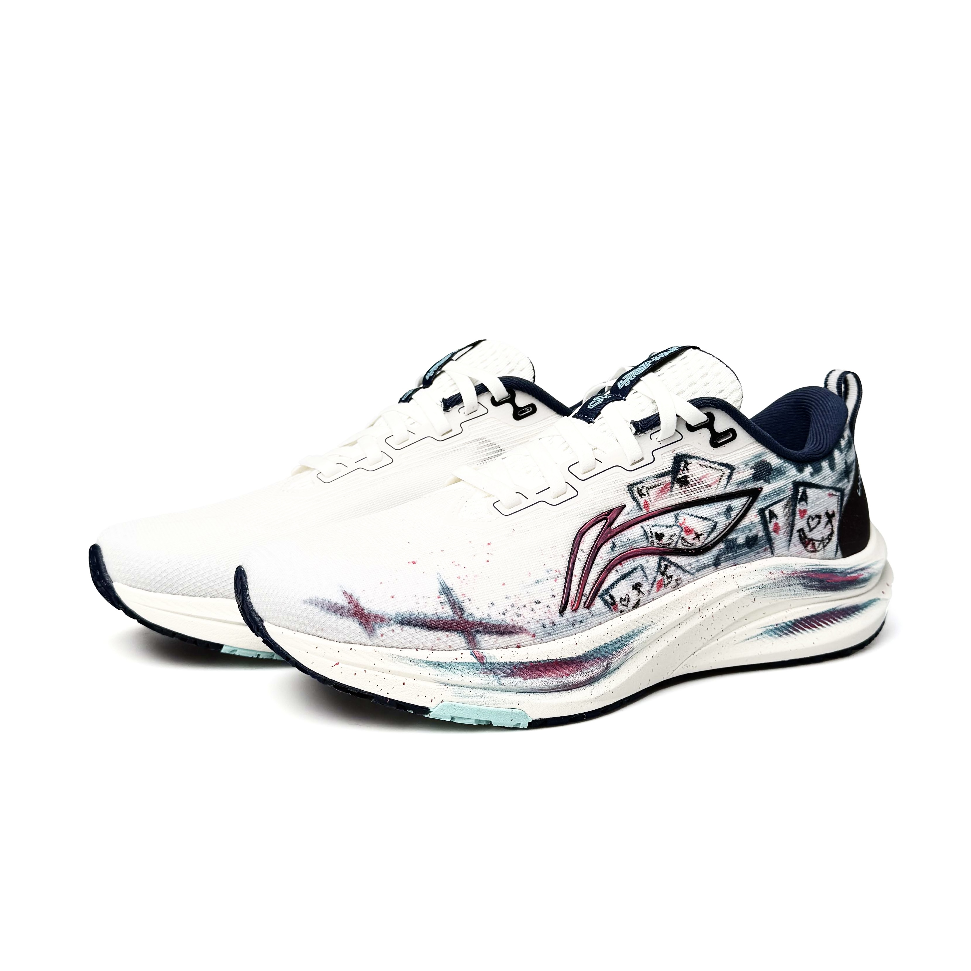 Li Ning Red Hare 8 Slip Resistant Lightweight Abrasion Resistant Low top