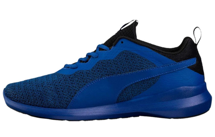 PUMA Pacer Evo Knit Breathable Low top Running Shoes Men's Blue
