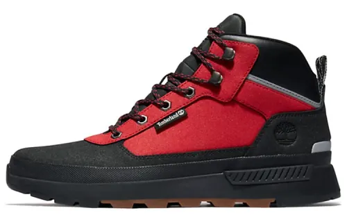 Timberland Field Trekker Chukka Crew Outdoor Boots Black Red