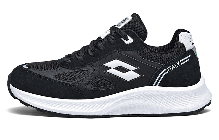 LOTTO Comfortable Textile, Synthetic Leather Slip Resistant Abrasion Resistant Low top Casual Running Shoes Men’s