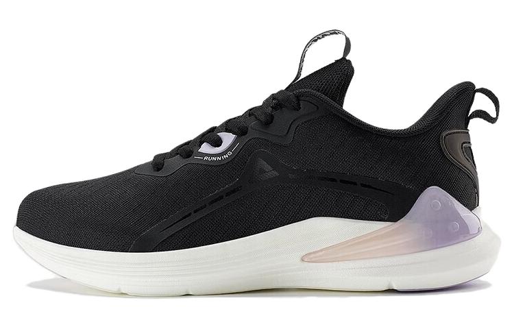 PEAK Cushioning Slip Resistant Abrasion Resistant Low top Running Shoes Women’s Black Purple