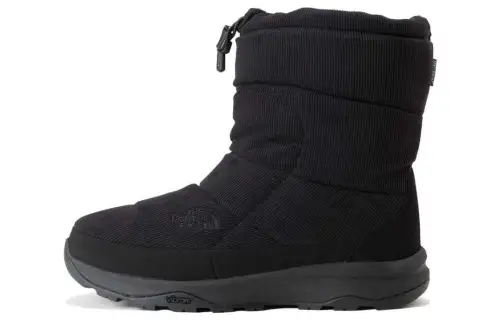 THE NORTH FACE Nuptse Bootie WP 6 SE Thermal Abrasion Resistant Short Outdoor Boots Unisex Black
