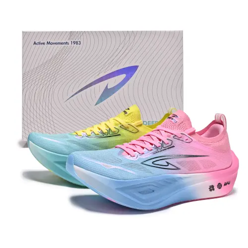 DEERWAY Delhui Warrior 1.0 full-length gold carbon plate Year of the Horse gift box model track and field body measurement long-distance running training limited edition super critical thick sole high rebound propulsion low-top running shoes same style for men and women