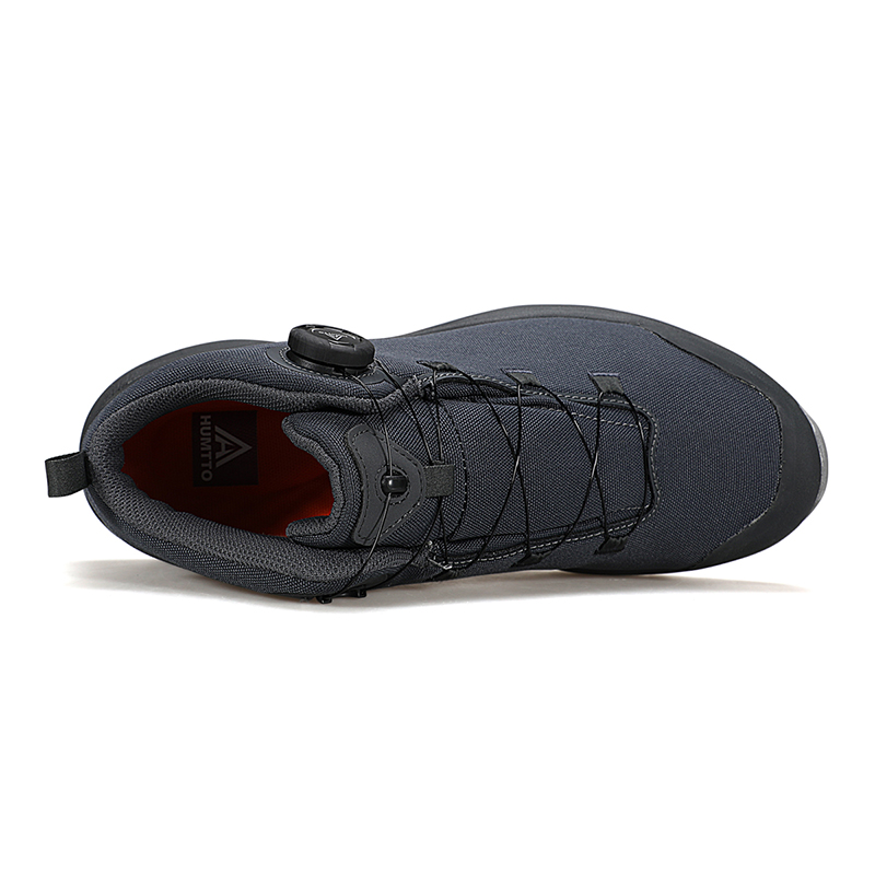 HUMTTO Cushioning Slip Resistant Abrasion Resistant Mid top Outdoor Shoes Men’s Dark Gray