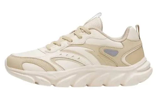 Anta Running Collection Slip Resistant Abrasion Resistant Low top Running Shoes Women's Malt Light Brown
