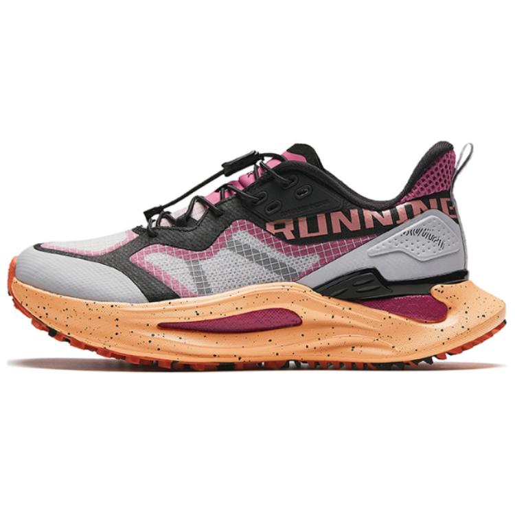 Anta Slip Resistant Low top Running Shoes Women’s Gray Black Purple
