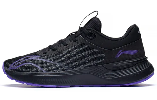Li Ning Light And Shadow Element Physical Fitness Test Reflective Rebound Cushioning Low top Running Shoes Women's
