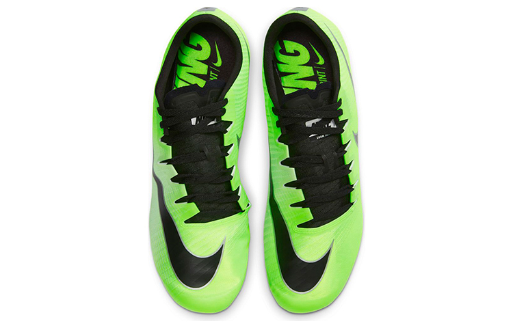 Унисекс кроссовки Nike Zoom JA Fly 3 (черно-зеленый) — Чёрный / зелёный — фото 4
