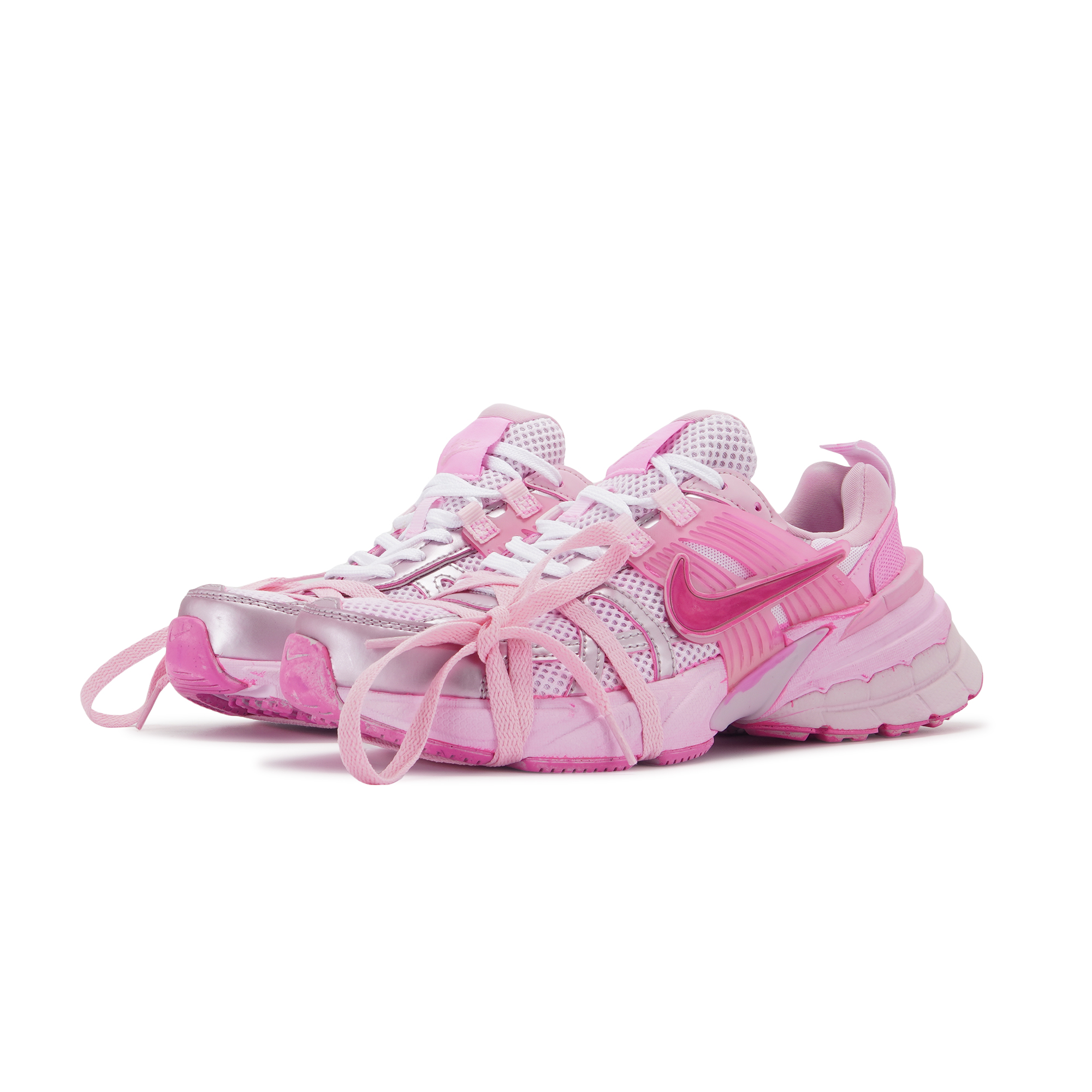 Nike V2K Run Slip Resistant Abrasion Resistant Low top Running Shoes Women’s Pink