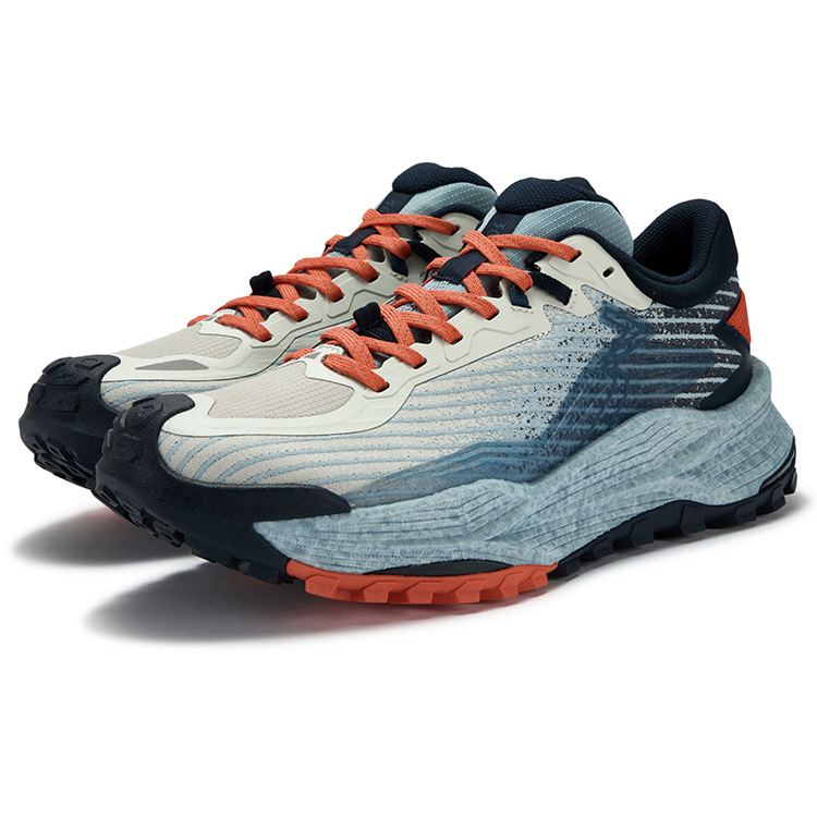 361° Wu Xia 2 Cushioning, Wear Resistant Low top Casual Running Shoes Men’s Mist Blue