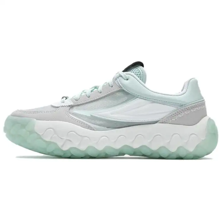 FILA Gara Abrasion Resistant Low top Running Shoes Women's White Green