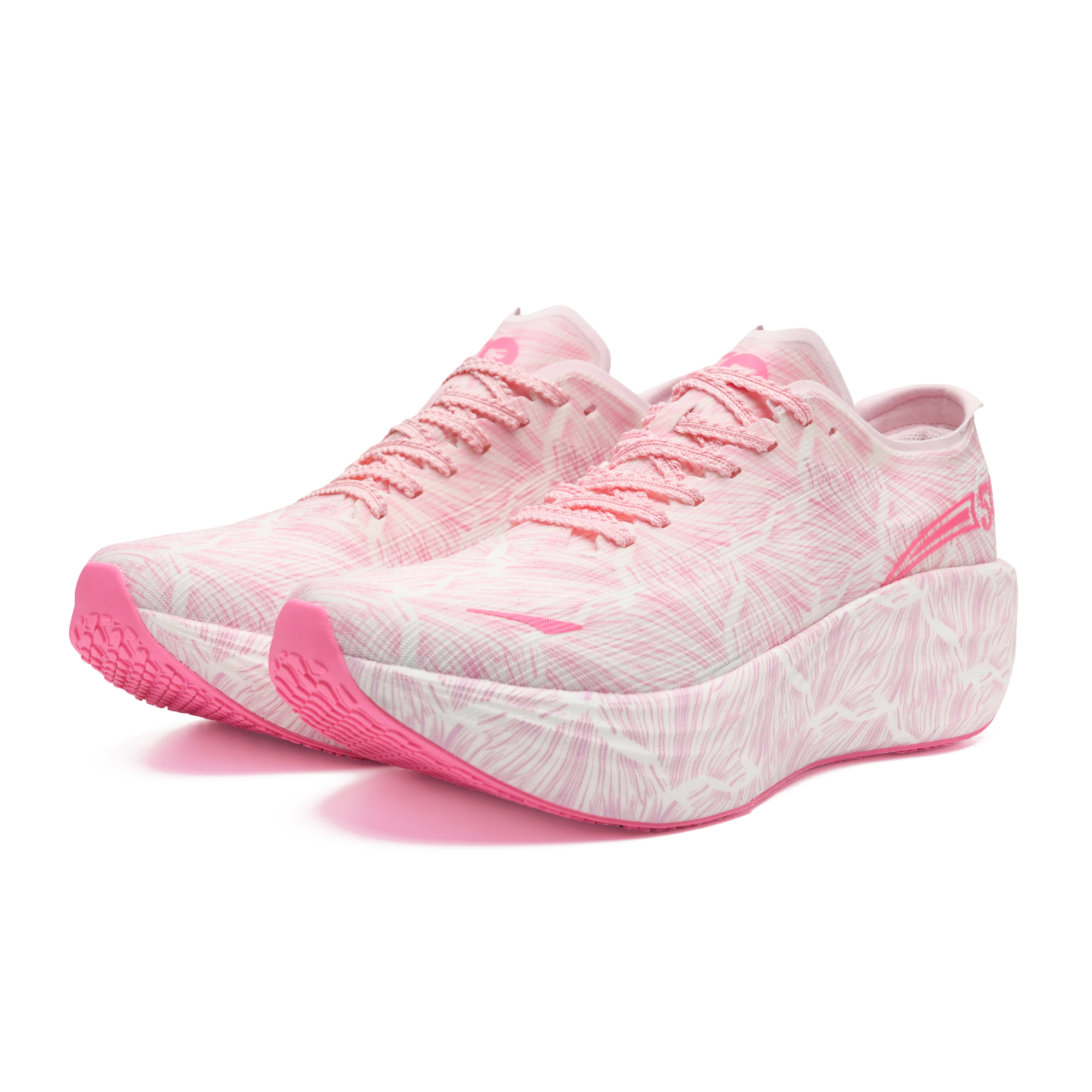 50 Low top Marathon Running Shoes Unisex Silver Red Pink Peach