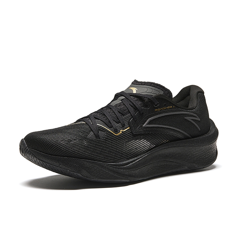 Anta Asphalt Road Dominator 2.0 Nitrogen Technology Low top Sprint Running Shoes Men’s Black Gold