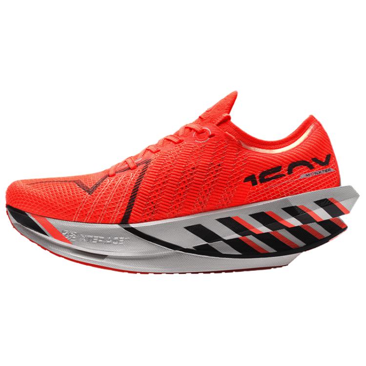 XTEP 160X 7.0 Cushioning Breathable Low top Marathon Running Shoes Men’s Red