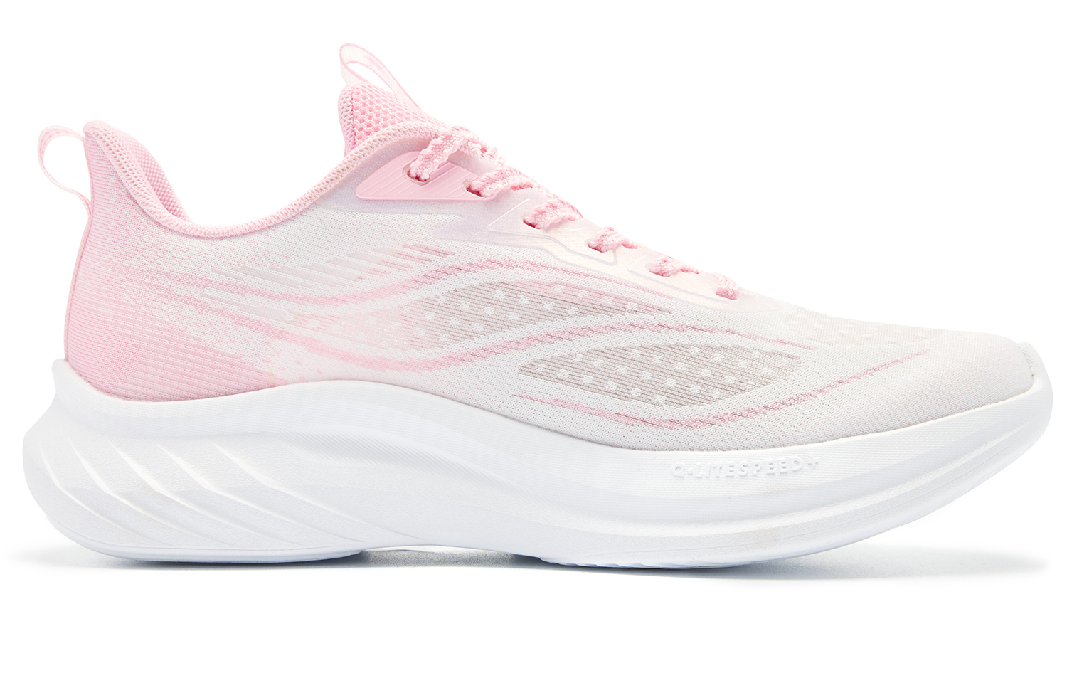 QIAODAN Light Speed 5.0LITE Low top Training Running Shoes Women’s White Pink