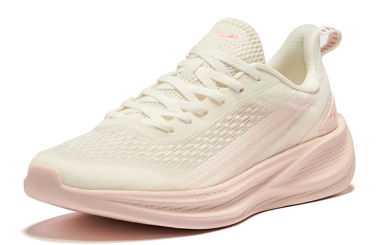 Erke Water Float 5.0 Low top Sprint Running Shoes Women’s Microcrystal White Color Powder