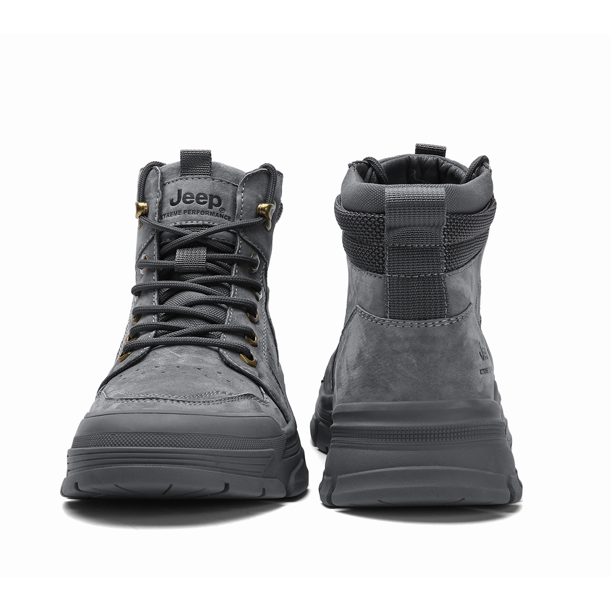 Jeep High top Outdoor Shoes Men’s Gray