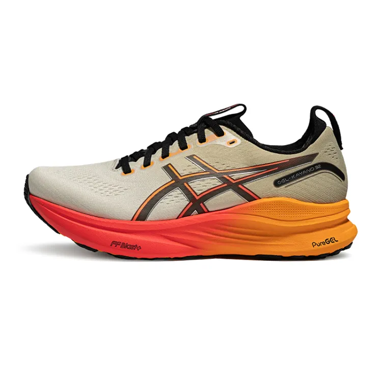 ASICS GEL KAYANO 32 Fabric Low top Training Long Distance Running Physical Fitness Test & Exam Running Shoes Men's