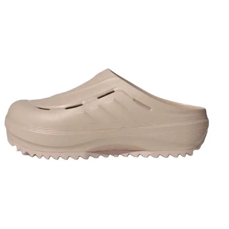 Adidas OZWAVE CLOG Abrasion Resistant Slip Resistant Closed Toe Slippers Unisex Gray Brown Tan