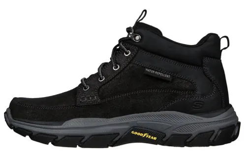 Skechers Relaxed Fit Outdoor Shoes Men's Mid Top Black