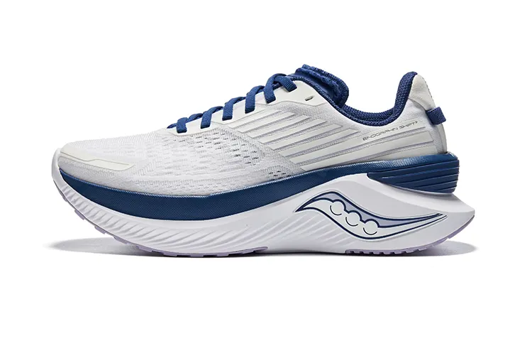 Saucony Endorphin Shift 3 Coffee Speed 3 Low top Running Shoes Women's White Blue