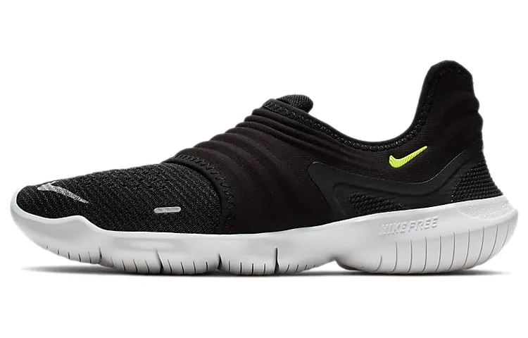 Nike Free Rn Flyknit 3.0 'Black Volt' Women's