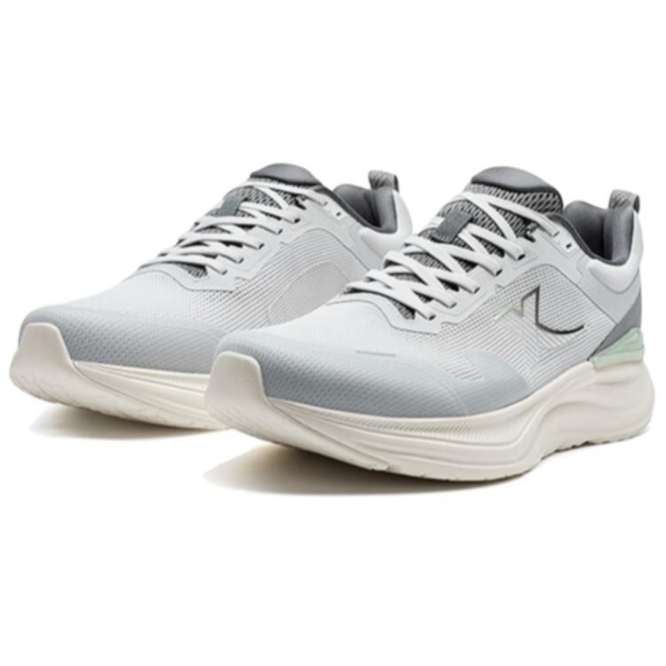 XTEP Cloud 1.0 Abrasion Resistant Coverage Low top Casual Running Shoes Men’s Gray White