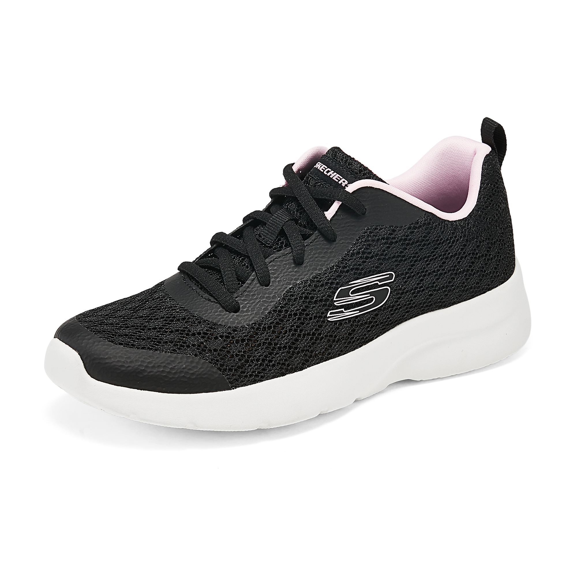 Skechers Dynamight 2.0 Comfortable Breathable Low top Casual Running Shoes Women’s Black Pink
