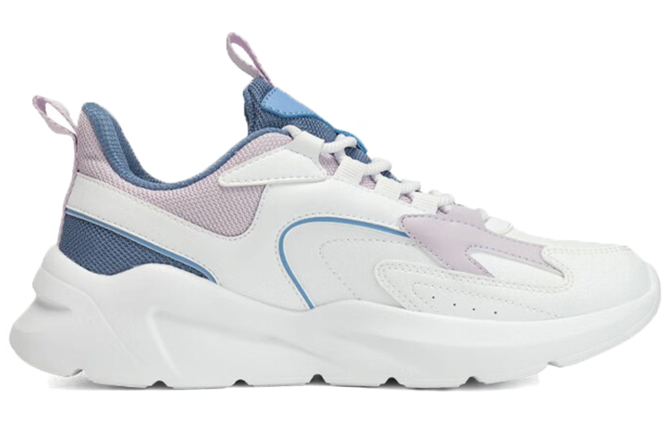 Erke Low top Running Shoes Women’s White Purple Blue