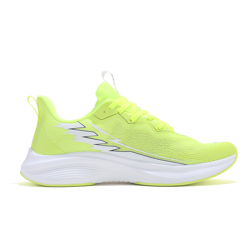 KVIV Cushioning, Slip Resistant, Breathable, And Lightweight Coverage Running Shoes Unisex Neon Green