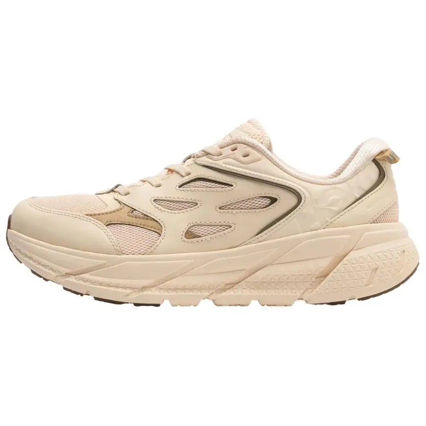 HOKA ONE ONE Clifton L Comfortable Low-top Slip-Resistant Running Shoes Unisex Light Yellow