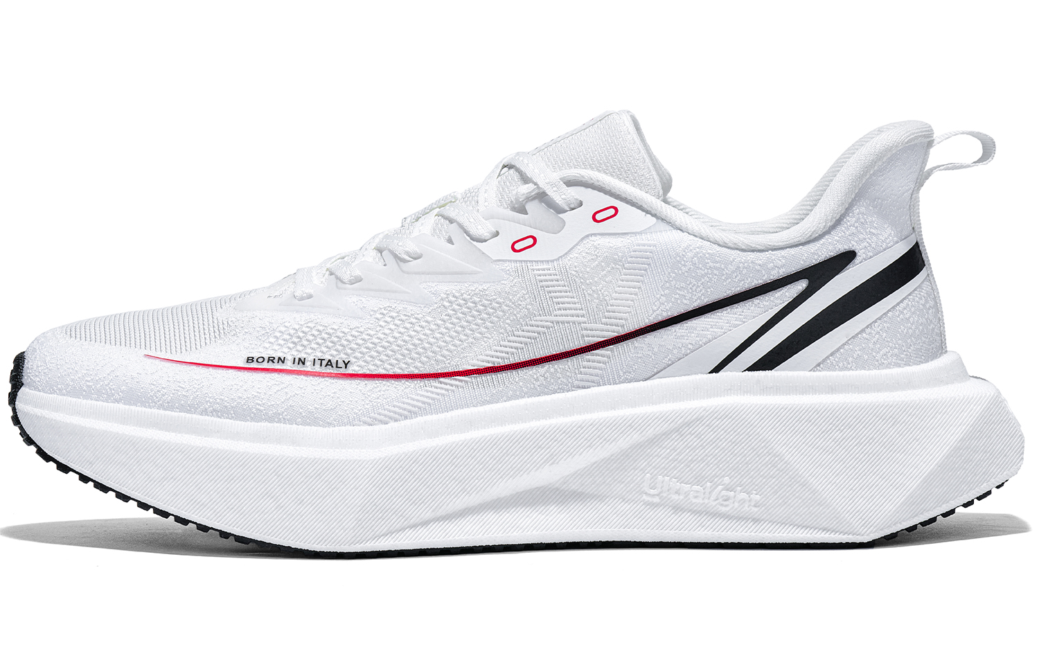 Kappa Slip Resistant Abrasion Resistant Low top Running Shoes Unisex White Black Red